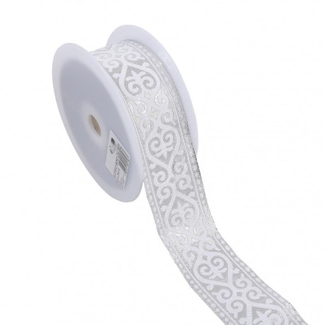 Galon jacquard coeurs