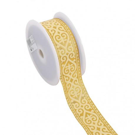 Galon jacquard coeurs