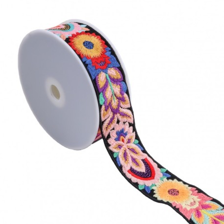 Galon brode multicolore