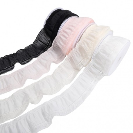 Plisse voile et broderie