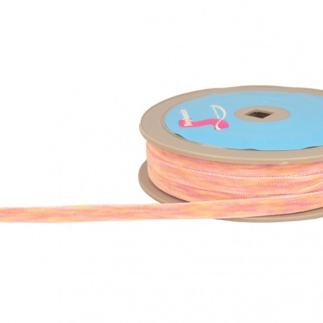 Ruban velours multicolore