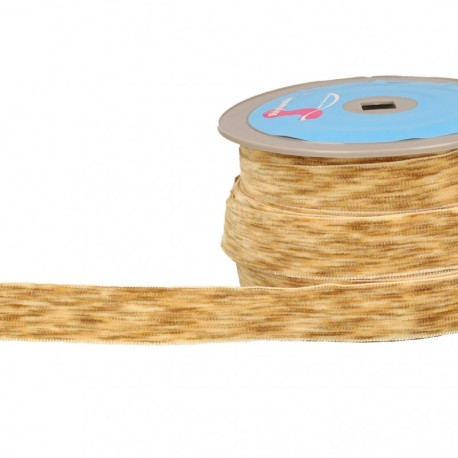 Ruban velours multicolore