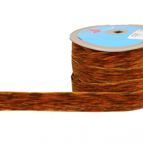 Ruban velours multicolore