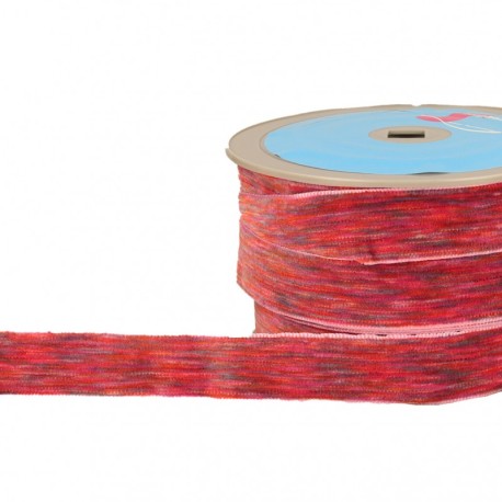 Ruban velours multicolore