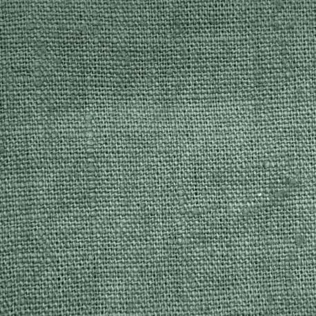 Tissu Lin Lavé Verone Green Smoke 