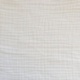 Tissu Double Gaze Fripouille Ecru 