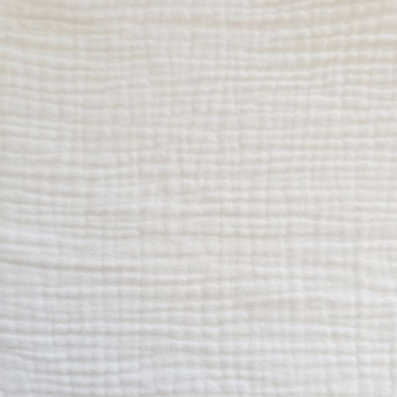 Tissu Double Gaze Fripouille Ecru 