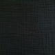 Tissu Double Gaze Fripouille Noir