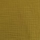 Tissu Double Gaze Fripouille Moutarde 