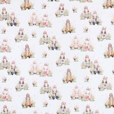 Tissu Coton Imprimé Pirouette Multico