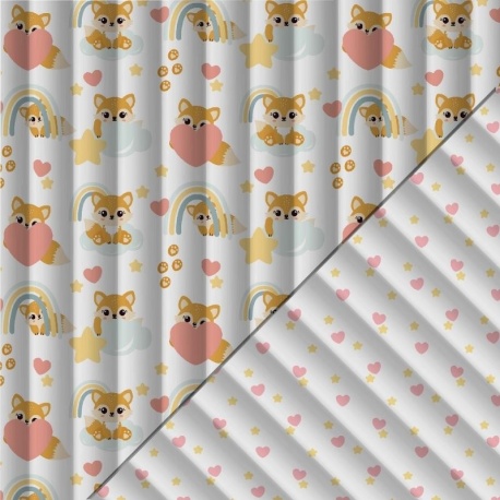 Tissu Matelassé Nuage Piky Multico