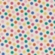 Tissu Demi Panama Enduit Pois