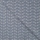 Tissu Seersucker Brodé Bleu Marine