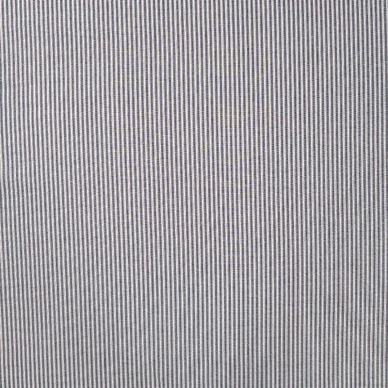 Tissu Seersucker Rayure Bleu Marine