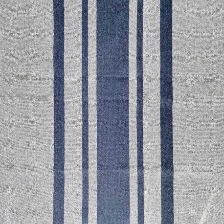 Tissu Bernadette Rayure Denim 