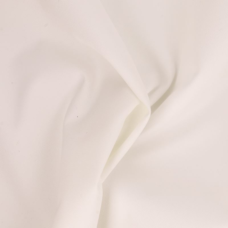 Tissu Toile Outdoor Waterproof Uni Blanc