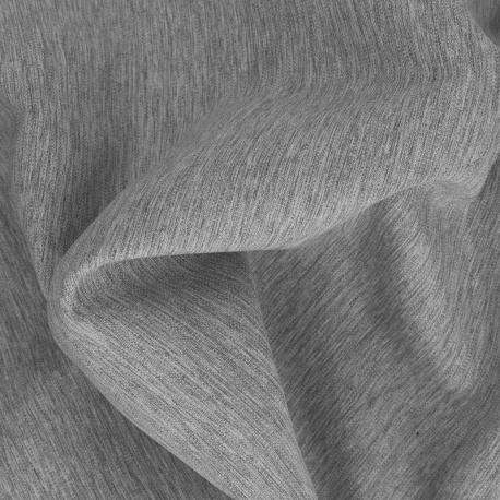 Tissu Toile Outdoor Deperlante Chiné Gris