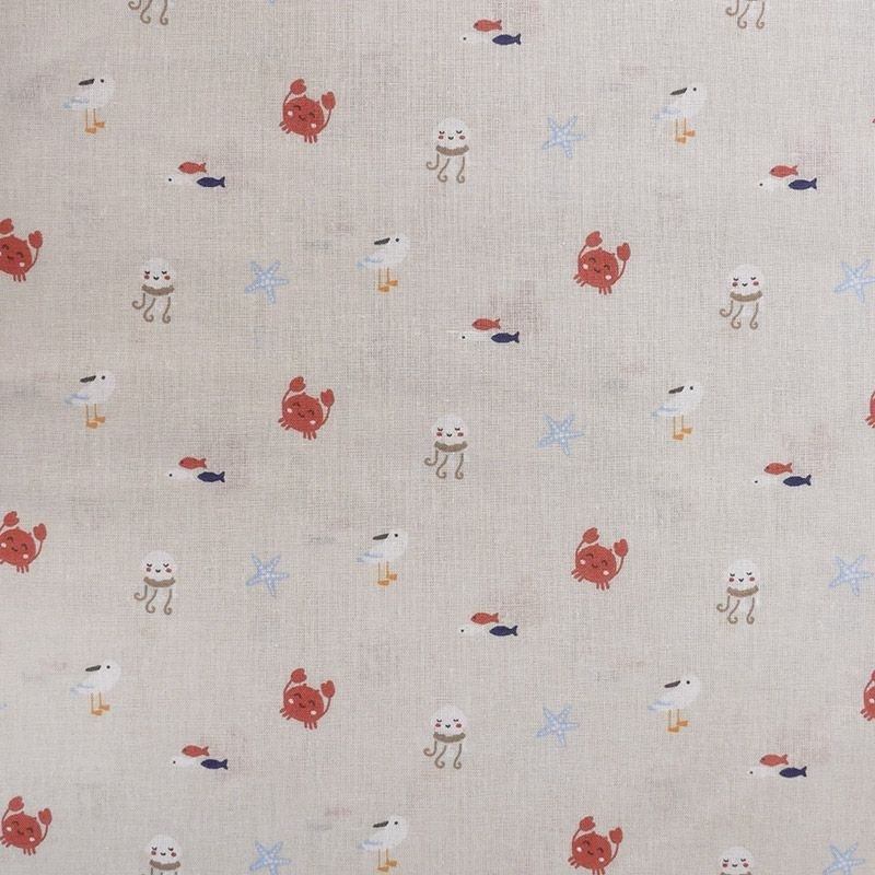 Tissu Coton Imprimé Baptiste Multico