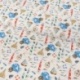 Tissu Popeline Moments Marin 