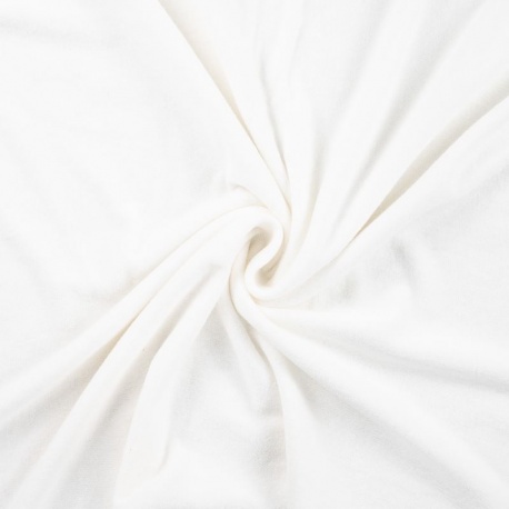 Tissu Pico Terry Uni Ecru 