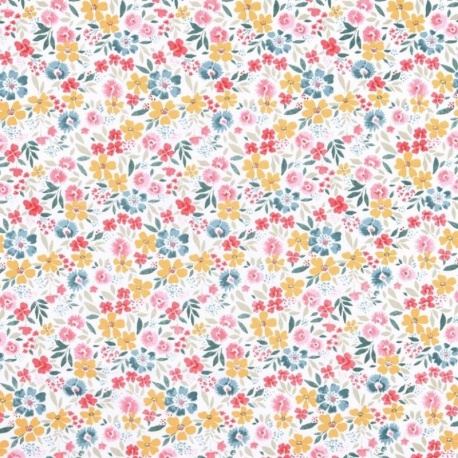 Tissu Enduit Bridget Mulitcolore