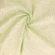 Tissu Popeline Floquée Esprit Broderie Vert Pastel