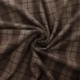 Tissu Jersey Lainage Motif Carreaux Marron 