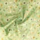 Tissu Popeline Imprimée Feuille Fond Vert