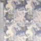 Tissu Popeline Imprimée Paisley Bleu 