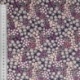 Tissu Popeline Imprimée Fleur Coloris Violet
