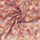 Tissu Popeline Imprimée Fleur Multico