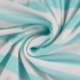 Tissu Pico Terry Rayures Bleu Turquoise