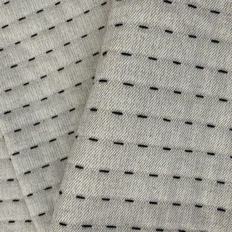 Tissu Calicot Piqué Coloris Lin 