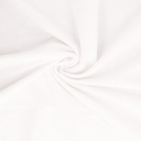 Tissu Eponge Microfibre Microclean Blanc 