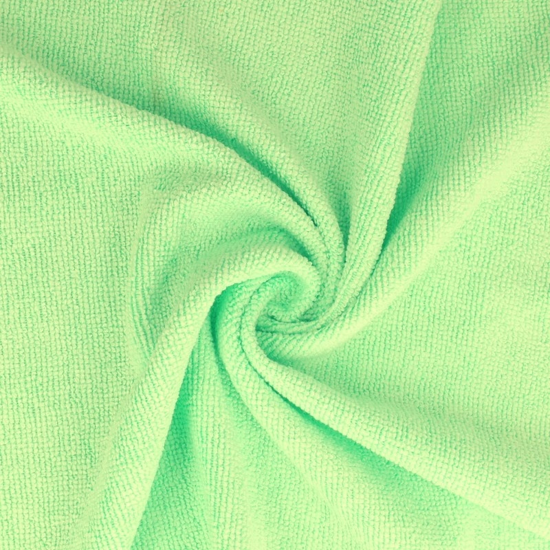 Tissu Eponge Microfibre Microclean Vert Clair