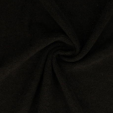 Tissu Eponge Microfibre Microclean Noir 