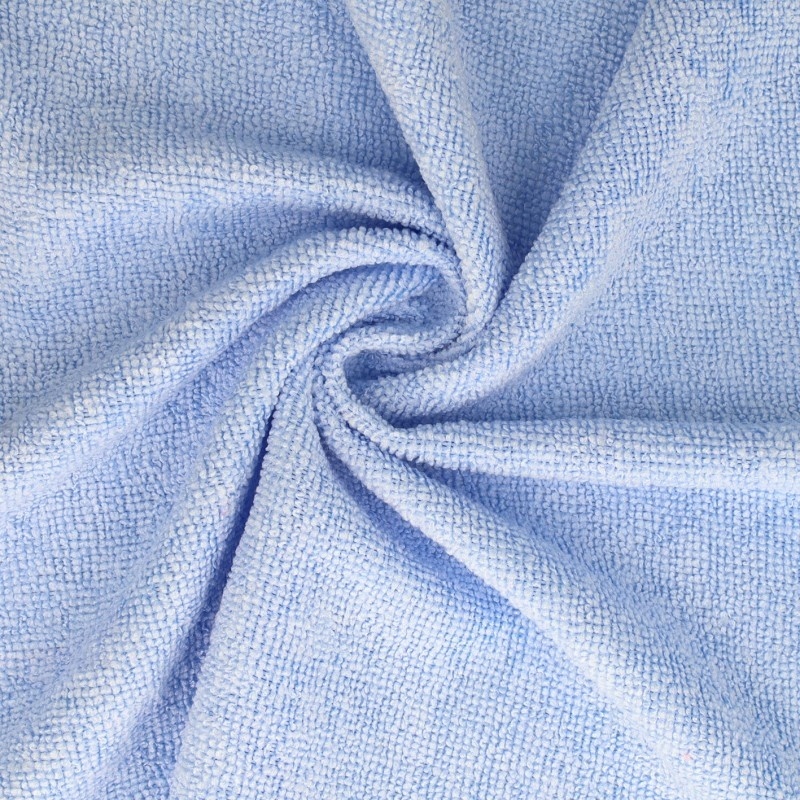 Tissu Eponge Microfibre Microclean Bleu Clair 