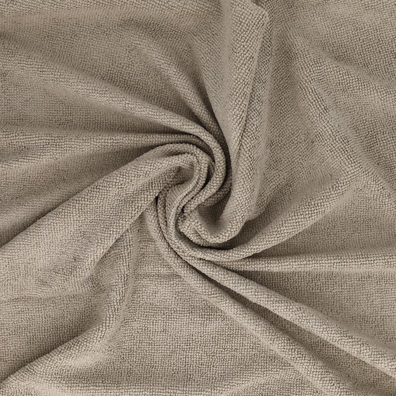 Tissu Eponge Microfibre Microclean Gris 