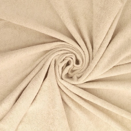 Tissu Eponge Microfibre Microclean Ecru 