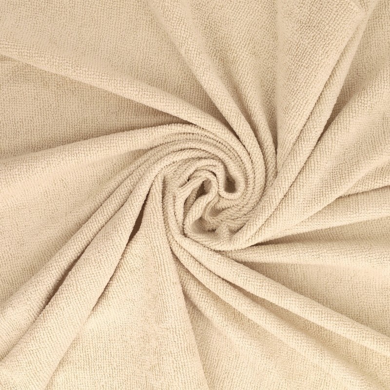 Tissu Eponge Microfibre Microclean Ecru 