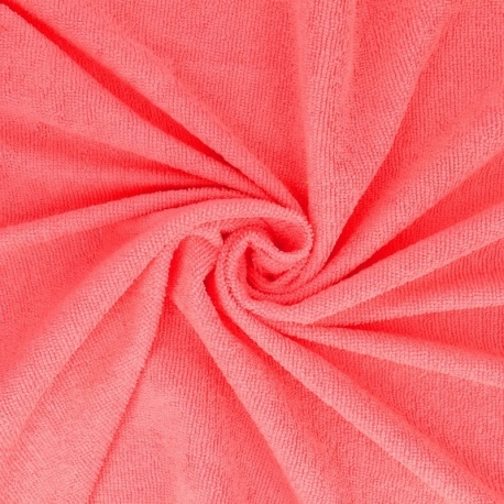 Tissu Eponge Microfibre Microclean Rose