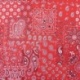 Tissu Cretonne Imprimée Farwest Bandana Rouge 