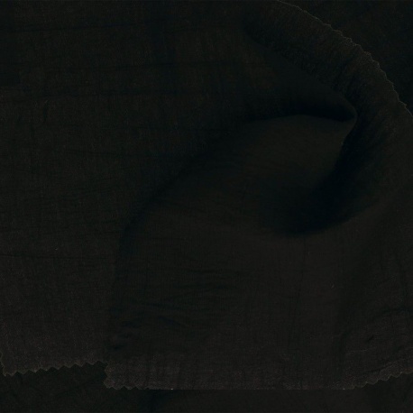 Tissu Uni Noir