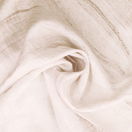 Tissu Uni Vague Blanc 