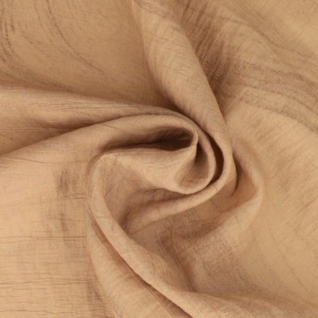 Tissu Uni Vague Beige
