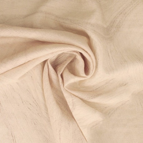 Tissu Uni Vague Ecru 