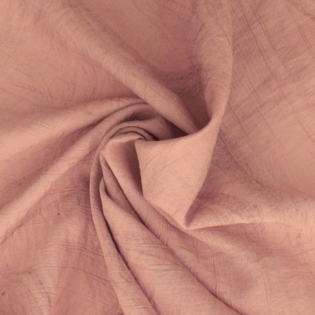 Tissu Uni Vague Rose 