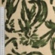 Tissu Viscose Lin Imprimé Digital Vert
