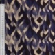Tissu Popeline de Viscose Imprimé Digital Bleu 