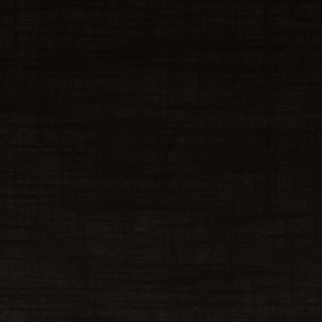 Tissu Viscose Lin Uni Noir